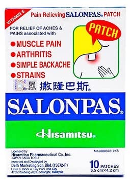Talukdar Lifestyle Pain Relieving Patch for Back, Neck, Shoulder, Knee Pain and Muscle Soreness - 8 Hour Pain Relief (Pack of 10)