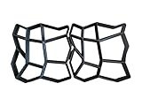El pavimento producido con nuestros moldes es una imitación del pavimento de piedra, con formas irregulares, ideal para quienes gustan de un diseño natural.