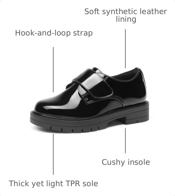 Image of DREAM PAIRS Boys' Uniform & School Shoes Dress Slip-On Loafers Casual Flat Shoes (Toddler /Little Kid /Big Kid)