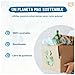 D' Luxy Pack 10 Cubos de Polipropileno Alimentario, 5 L (21x19cm). Reciclables,...
