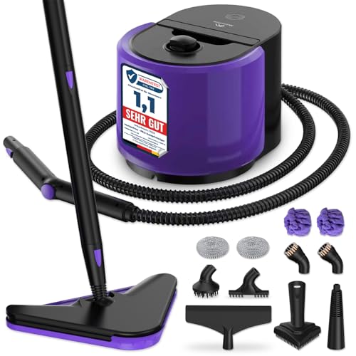 Motionflow PRO Dampfreiniger für alles - 1500W Hochdruck Steam Cleaner