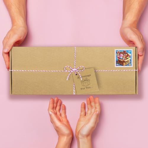 Happy Birthday Chocolate Gift Hamper, Letterbox Chocolate Selection Box of 10 Fullsize Dairy Milk Chocolate bars, ideal 13th 16th 18th 21st Birthday Gifts For her (Pink)