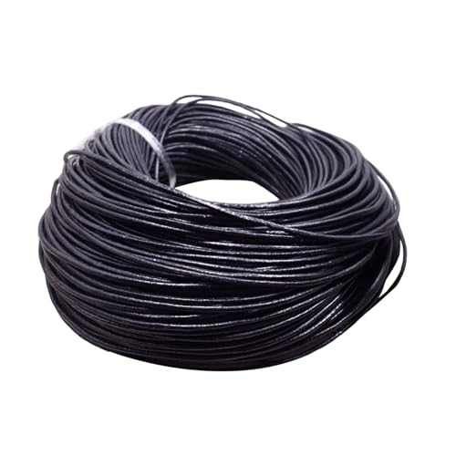 Corda In Pelle | Corda In Pelle - 9 m Materiali per Braccialetti Regolabili per Donna Laccetti per Stivali Cappelli Pendenti Gioielli