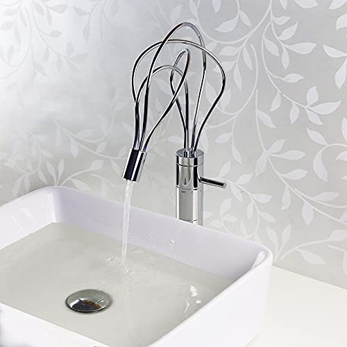 Robinet LED cascade pour salle de bain en laiton mitigeur