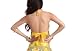 ZLTdream Belly Dance Top With Chest Pad bells &coins Yellow