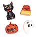 ANBOOR 4Pcs Halloween Squishies Set Zucca Fantasma Gatto Nero Smorfia Kawaii Lento Aumento Profumato Squishy Giocattoli per Bambini Regali
