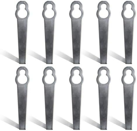 Shyllin Rasentrimmer Ersatzmesser 12 Stück - Metallklingen Für Einhell & Andere Trimmer