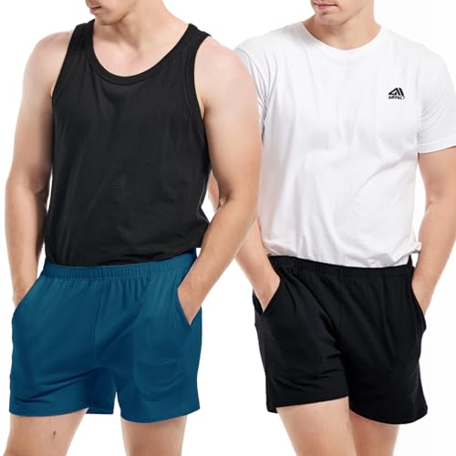 Image of AIMPACT Men's 4 inch Inseam Sleep & Lounge Pajama Shorts with Pockets