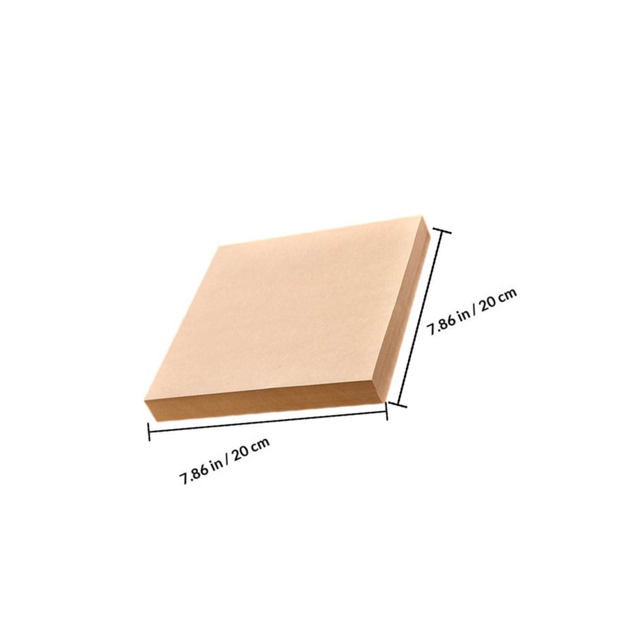 Toyvian 500 Feuilles de Papier Sulfurisé Kraft Absorbant L'huile pour Cuisson, Style Américain Créatif, Compact, pour Friture et Pâtisserie Réutilisable