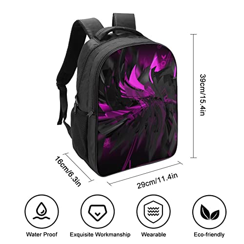 Mochila de moda adolescente con diseño 3D cool resistente al agua 2