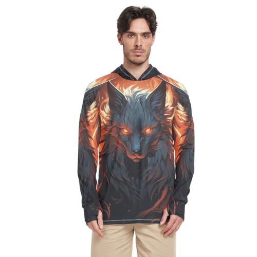 Rash guard homme rash guard à col rond protection solaire UPF 50+ manches longues pour pêche