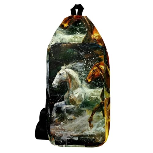 Sac à dos à bandoulière ergonomique contre le mal de dos en randonnée active