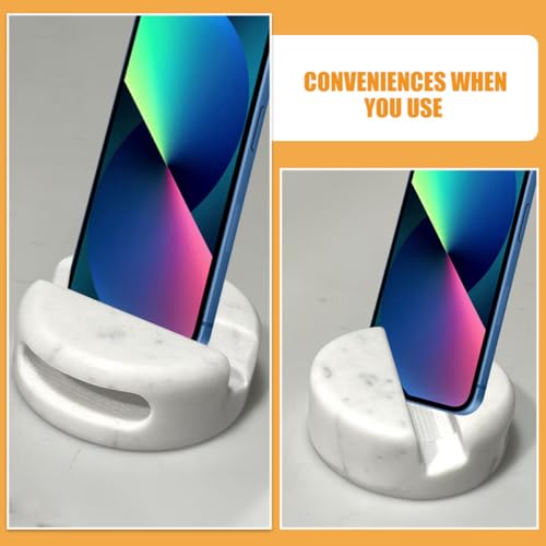Support de smartphone en marbre stable POPETPOP pour visionnage multimédia - 6