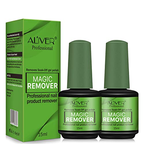 Removedor de Esmalte de Uñas 2pcs, Removedor de Esmalte de Uñas de Gel Mágico, Rápido y Fácil Removedor de Esmalte en 2-3 Minutos, Sin Necesidad de Láminas, Remojo o Envoltura Cover