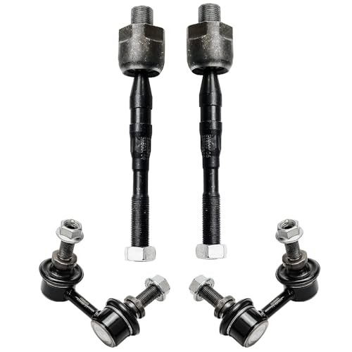 Image of Detroit Axle - 10pc Front End Kit for 2005-2019 Nissan Frontier, 2005-2012 Pathfinder, 2005-2015 Xterra, 2 Upper Control Arms w /Ball Joints 2 Sway Bars 4 Outer Inner Tie Rods 2 Boots Replacement