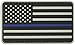 5ive Star Gear US Flag Morale Patch with Blue Stripe, Grey/Blue, One Size