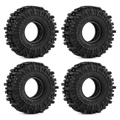 Pneu Caoutchouc 1.9 Franchissement Rocher Boue pour Traxxas TRX4 Axial SCX10