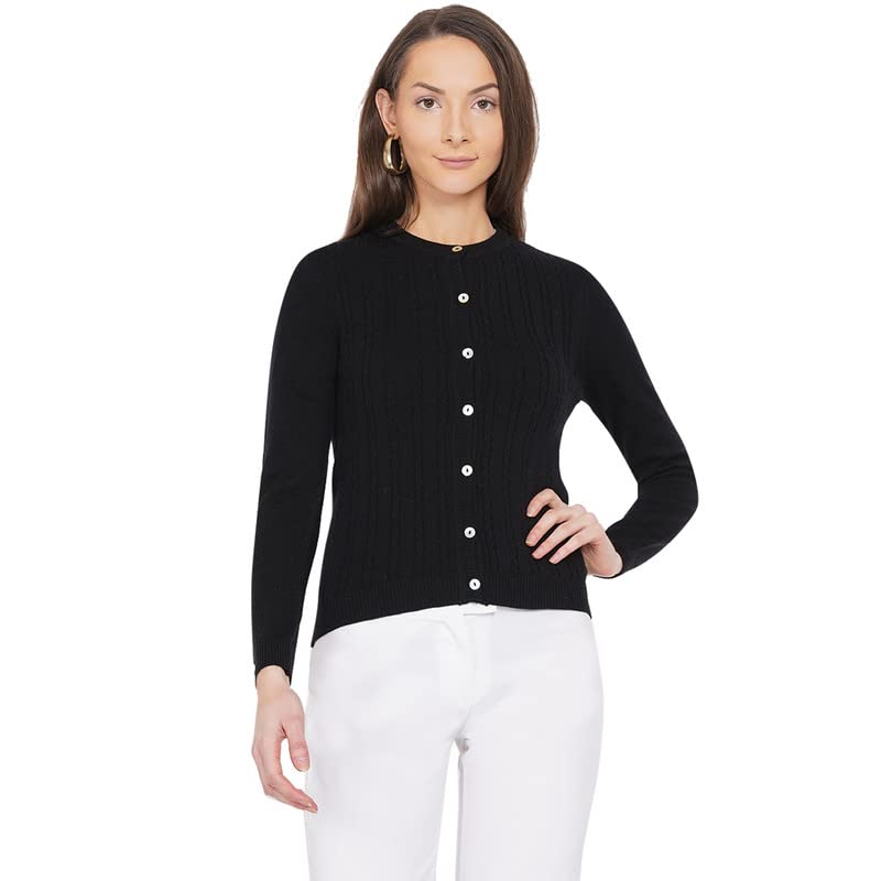 armisto Ladies Woollen Fancy Cable Knit Sweater/Woolmark Certified/Lambs Wool-picture-39