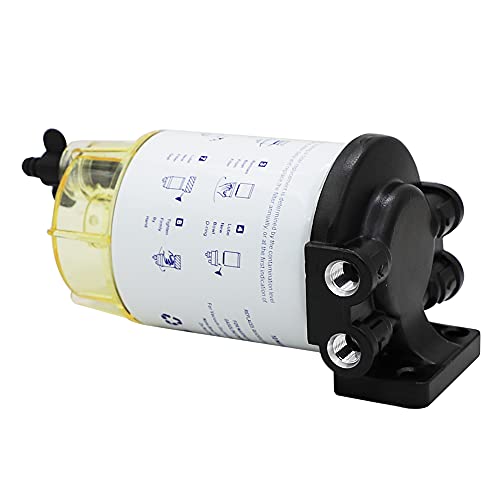 S3213 Fuel Water Separator Marine Kit, 10 Micron Filter Effect Is Suitable For 3/8 Inch Npt Outboard Motor Mercury 35-60494-1, 18-7932-1, 18-17928, 35-809097 #TOP6