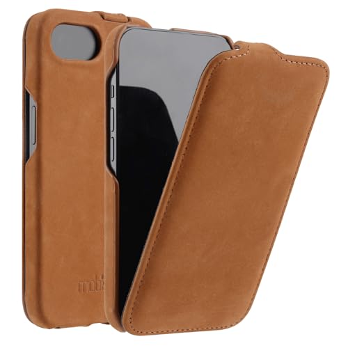 Mobiskin Case Suitable for iPhone 16E (6.1 inch), Mobile Phone Case with Genuine Leather, Flip Case Compatible with MagSafe, Protective Case, Mobile Phone Pocket, Slim Cover, Thin, Brown Vintage Mobiskin Case Suitable for iPhone 16E (6.1 inch), Mobile Phone Case with Genuine Leather, Flip Case Compatible with MagSafe, Protective Case, Mobile Phone Pocket, Slim Cover, Thin, Brown Vintage
