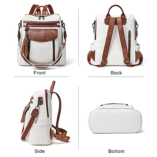 Image of Shrrie Backpack Purse for Women Fashion Leather Backpack Purse Designer Travel Backpack Shoulder Bag