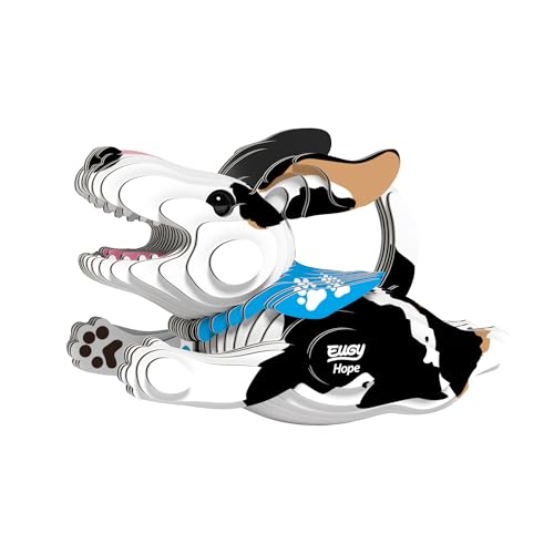 EUGY 109 Perro. Eco-Friendly 3D Paper Puzzle