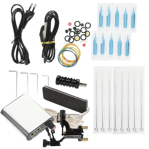 Kichvoe Kit Estable Motor Rotatorio de Acero Inoxidable y Aleación de Aluminio, Fácil Manejo para Principiantes en Tatuar