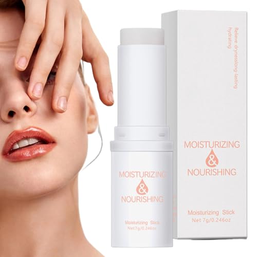 Stick Hidratante para Rostro - Collagan Boosting Hydrating Multi Balm Stick Coreano,Barra textura ligera y húmeda Hidratante refrescante para rostro y labios Rosixehird