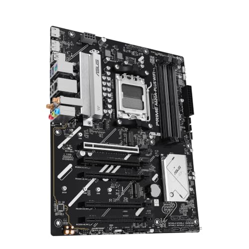 Image of ASUS Prime A620A-PLUS WiFi AMD ATX Motherboard, DDR5, WiFi 6, 1Gb LAN, PCIe 4.0, 2X M.2, DisplayPort, HDMI, 2X USB-C 5Gb
