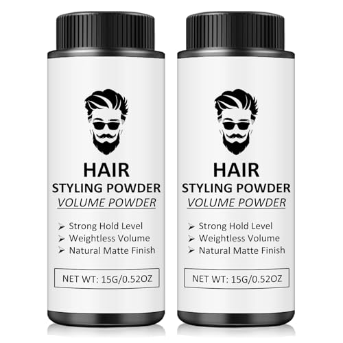 AWCCXMYM Hair Styling Powder for Men & Women Volumizing Natural Matte Texture Powder Oil Control...