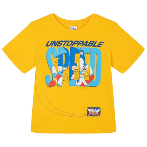 Image of SEGA Sonic the Hedgehog Athletic T-Shirt and Mesh Shorts Outfit Set Toddler to Big Kid Sizes (2T - 18-20)