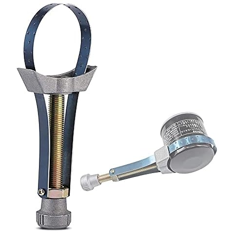 Oil Filter Removal Strap Wrench , Adjustable Oil Filter Removal Tool Oil Filter Wrench Oil Filter Removal Tool for Oil, Car, Truck, 60mm to 120mm HNH Cover