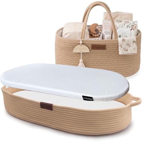 Panier à langer bébé Yunioo imperméable et lavable pour résoudre le désordre de la table à langer
