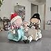 Scooter Toy for Labubu Toy with Light and Music, Cute Have a Seat for Labubu Accessories, Interactive Toys Desktop Decor for Doll Collectors (Pink)