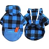 Photo Gallery uryyrit vestiti per cani vestiti per cuccioli invernali, giacca da scodiatura con cappuccio, vestiti per cani per bulldog francese chihuahua york-blue black plaid,5xl Photo Gallery uryyrit vestiti per cani vestiti per cuccioli invernali, giacca da scodiatura con cappuccio, vestiti per cani per bulldog francese chihuahua york-blue black plaid,5xl