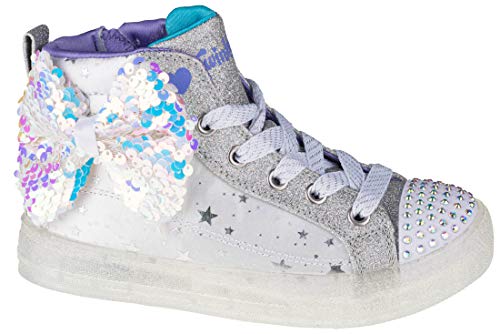 Tennis Skechers 314015L-WSL blanche pour enfant au design épuré