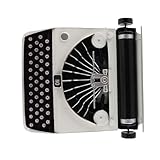 RiToEasysports Schreibmaschine, Vintage-Modell, Handgefertigt, Retro-Desktop-Dekor, Manuelle Schreibmaschine aus Eisen für Heimbüro-Studio-Dekoration, 12,2 X 12,2 X 4,72 Zoll, Künstlerisches