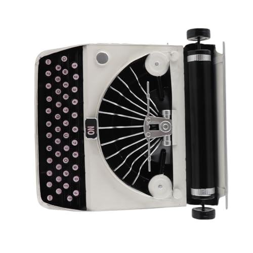 Dilwe Schreibmaschinenmodell, Vintage-Schreibmaschine aus Eisen, Einzigartiges Schreibtischzubehör für Schriftsteller, Retro-Heimdekoration für Büro und Wohnzimmer