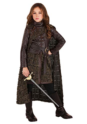 Disfraz Completo de Guerrera Medieval Invierno para Niñas miniatura 2