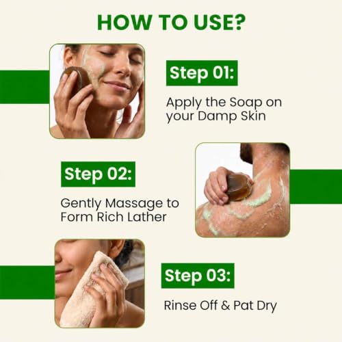 Image of Herbal Handmade Bathing Soap 100gm (1 Piece) | Lavendar Soap for Deep Cleansing | Removes Dirt & Impurities | No Mineral Oils | Suitable for All Skin Types