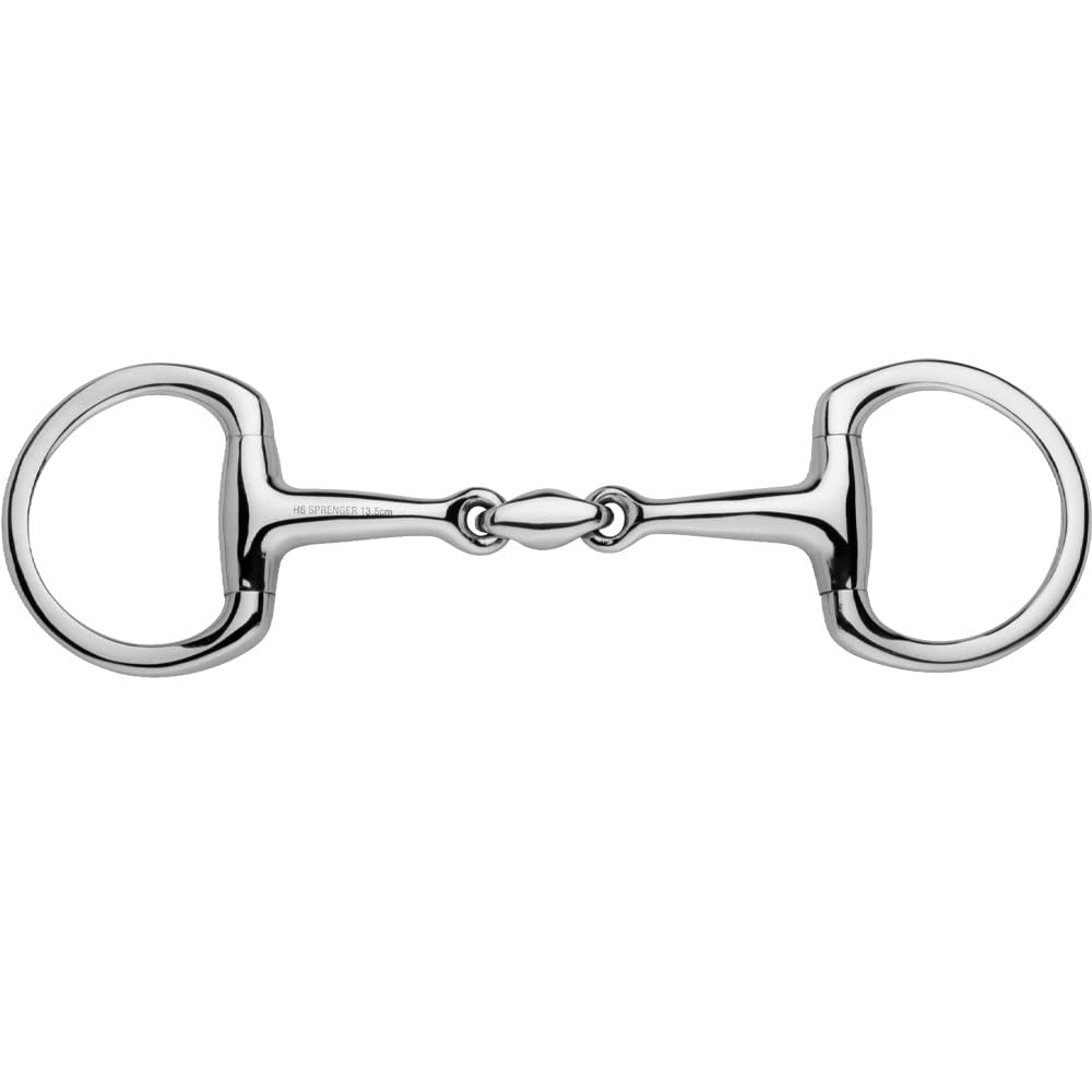 Sprenger - stainless steel eggbutt bit - double jointed, 16mm
