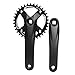 DASNTERED Kurbelarm, 170 mm, Singlespeed, Kurbelgarnitur, quadratisch, Kegel, modisches Werkzeug, quadratisches Kegel, Zubehör, Kurbelarm-Set, Mountainbike, langlebig
