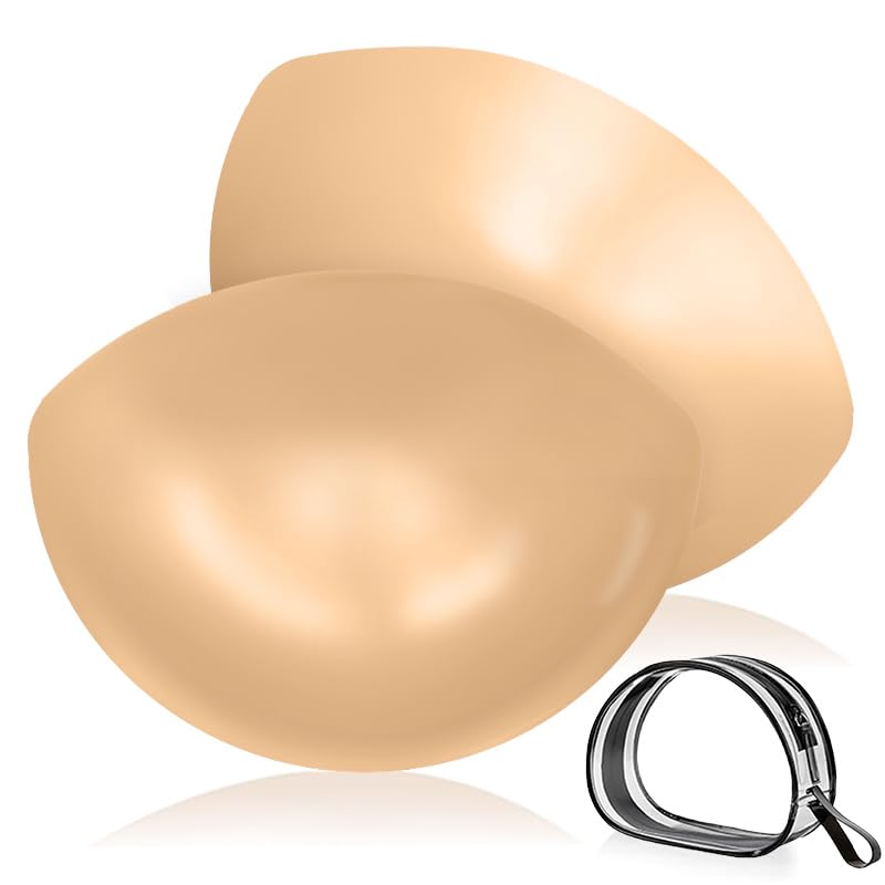 Double-Sided Sticky Bra Inserts - Invisible Lift Adhesive Bra Pads - Deimi Push Up Pads - Reusable & Washable Breast Pads
