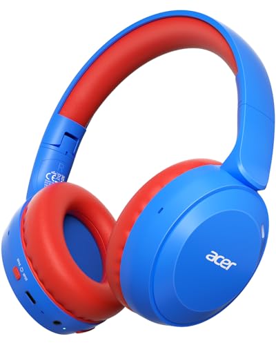 Acer OHR668 Wireless Kids Headphones with Dual Volume Limiters (85/94 dB)