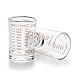 2 Pack Measuring Cup Shot Glass 3 Ounce/90ML Liquid Heavy Glass (2)