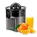 IKOHS Create Juicer Easy - Exprimidor Eléctrico de Naranjas y cítricos, 40 W, Apto para lavavajillas, grisfrecuencia 50-60Hz, Libre de BPA, Cono exprimidor, Filtro de Pulpa, diseño Exclusivo