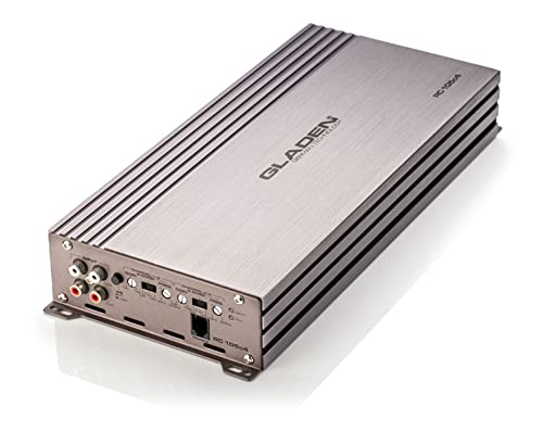 Gladen RC-105C4 4 -Channel Class Ab Amplifier; 4 X 105w @ 4-ohm, 2 X 300w @ 4-ohm Mono