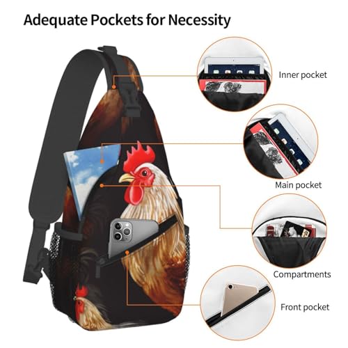 Bolso cruzado de hombre estilo bandolera para senderismo miniatura 4