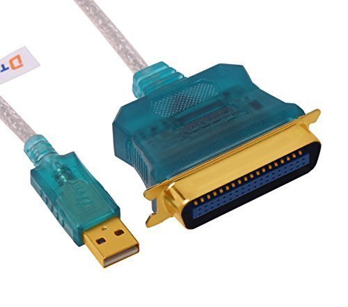 DTECH 6 Feet USB to Parallel 36 Pin IEEE 1284 Printer Adapter Cable for ...