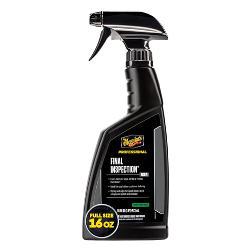 Meguiar's M34 Final Inspection : Best Professional Detail Spray?